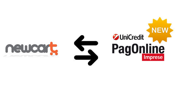 NewCart integra Unicredit PagOnline Imprese