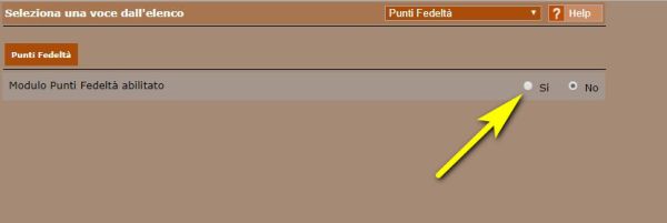 punti fedelta