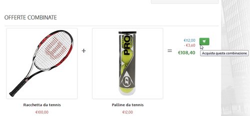 Newcart acquista offerta combinata