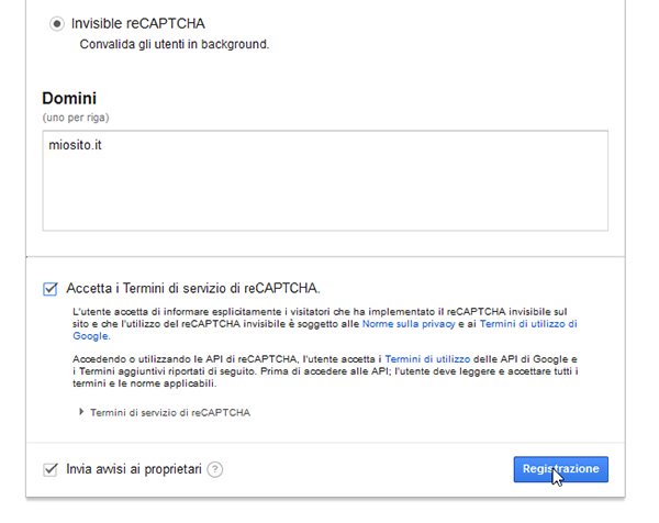 Il nuovissimo inviswible reCATCHA di Google integrato sugli e-shop 04