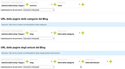 Come personalizzare i permalink degli articoli di blog su un e-shop NewCart 7