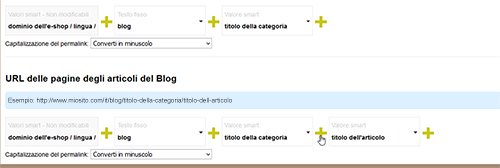 Come personalizzare i permalink degli articoli di blog su un e-shop NewCart 8