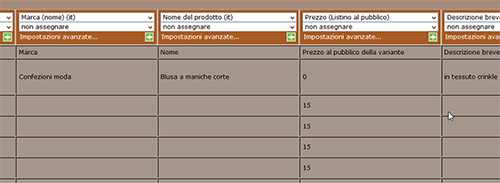 Come creare ed importare un file csv contenente prodotti multivariante 14