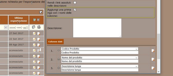 Come creare un Data Feed per esportare i dati del tuo e-shop