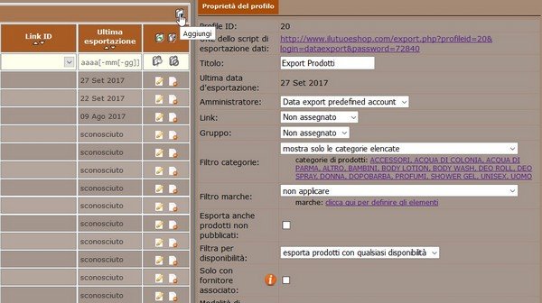 Come creare un Data Feed per esportare i dati del tuo e-shop 01