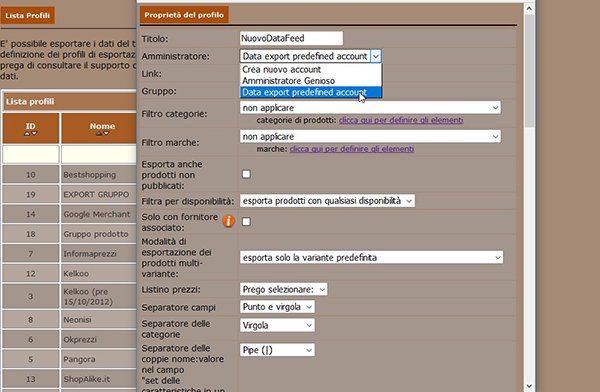Come creare un Data Feed per esportare i dati del tuo e-shop 02