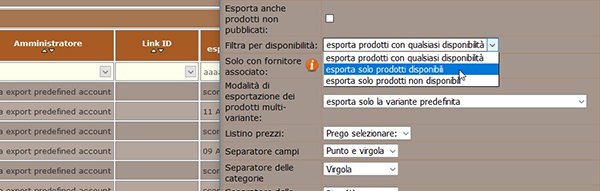 Come creare un Data Feed per esportare i dati del tuo e-shop 05