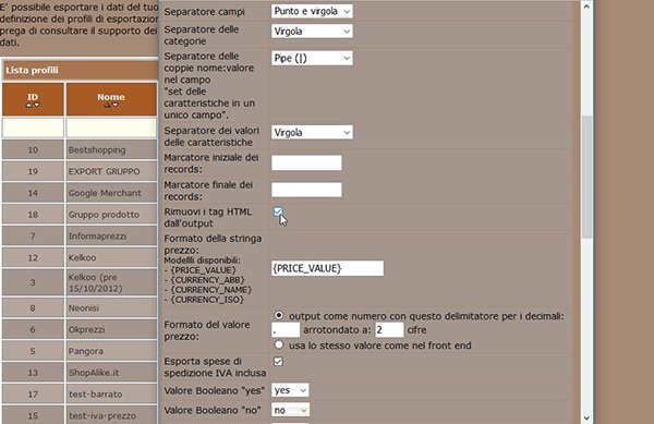 Come creare un Data Feed per esportare i dati del tuo e-shop 07