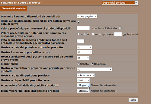 come mostrare la disponibilità dei prodotti con delle icone su newcart 06