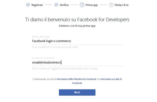 facebook login