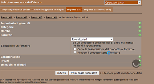 importare cataloghi csv di diversi fornitori su newcart 08