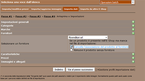 importare cataloghi csv di diversi fornitori su newcart 09