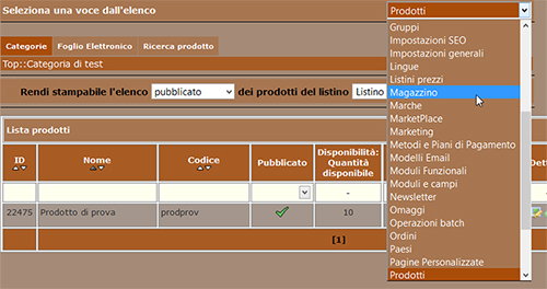 gestione magazzino 2