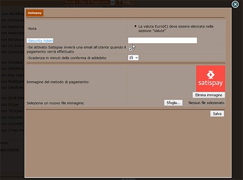 Satispay integrato su NewCart