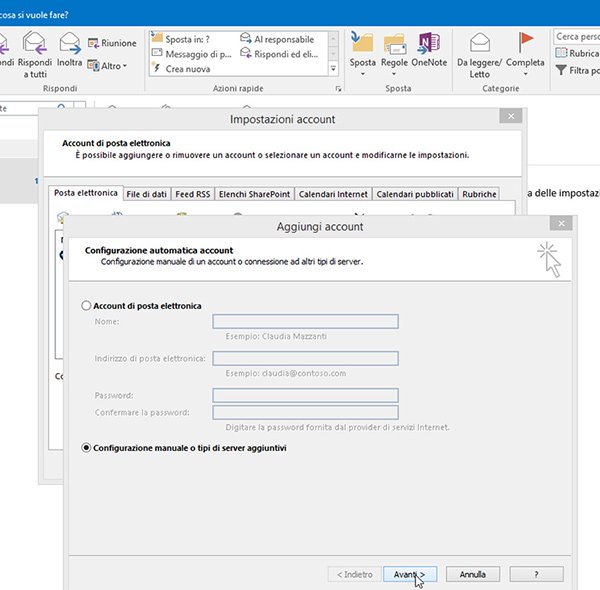 Come configurare un account di posta su Outlook 05