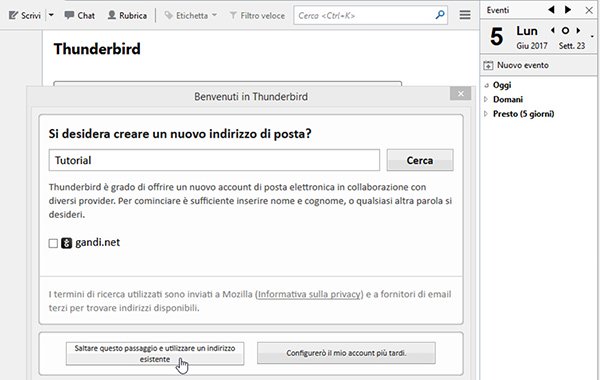 Come configurare un account di posta su Thunderbird 01
