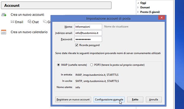 Come configurare un account di posta su Thunderbird 03