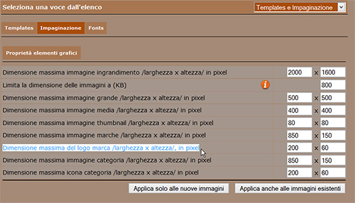 newcart filtro per marche 10