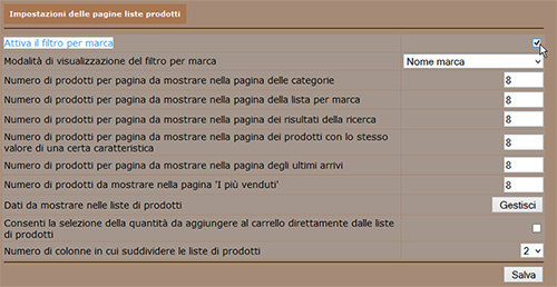 newcart filtro per marche 11