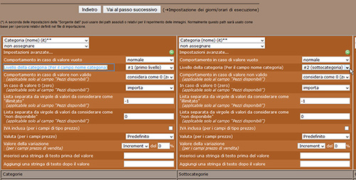 newcart impostazioni avanzate in importazione dati da csv 5