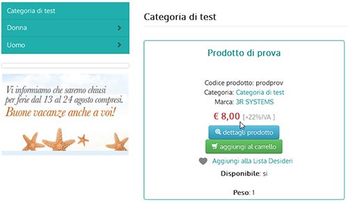 newcart imposta modifica prezzi 34