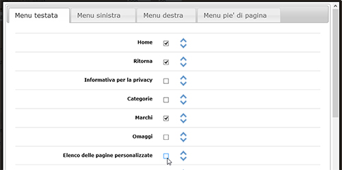 newcart inserire altri contenuti sull'e-shop 35