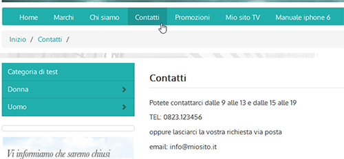 newcart inserire altri contenuti sull'e-shop 40