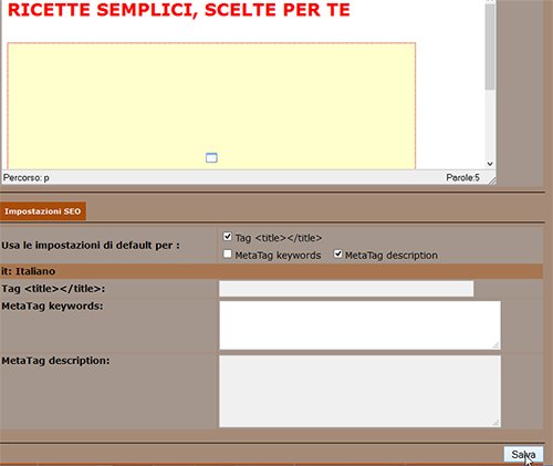 newcart inserire altri contenuti sull'e-shop 28