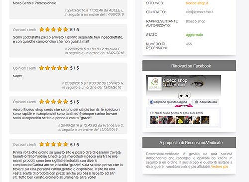 Usa i servizi di Recensioni Verificate sul tuo negozio online 8