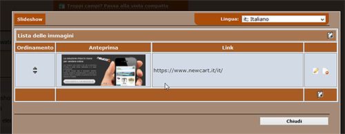 newcart inserire nuova slide 14