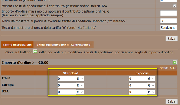 spedizione gratuita