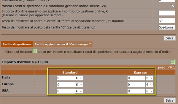spedizione gratuita