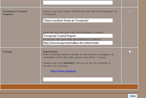 Trusted Program di Trovaprezzi su NewCart 5