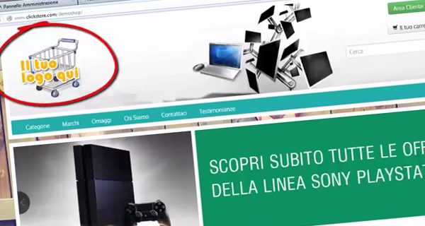 Come caricare il proprio logo aziendale in un E-Shop realizzato con NewCart