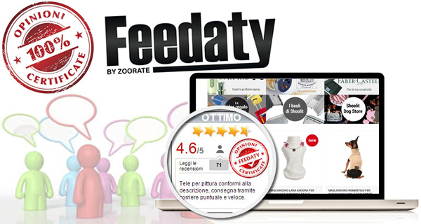 Le recensioni certificate di Feedaty integrate sul tuo sito di e-commerce