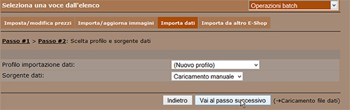 come importare un catalogo prodotti 005