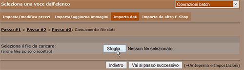 come importare un catalogo prodotti 006