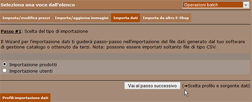 NewCart potenzia importazione prodotti da csv 1