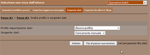 NewCart potenzia importazione prodotti da csv 2