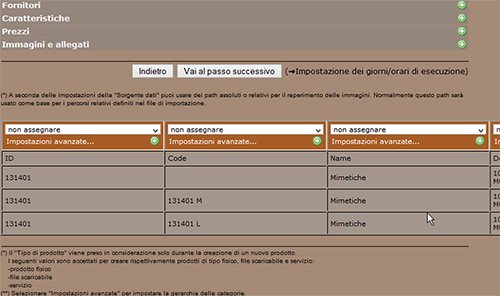 NewCart potenzia importazione prodotti da csv 8
