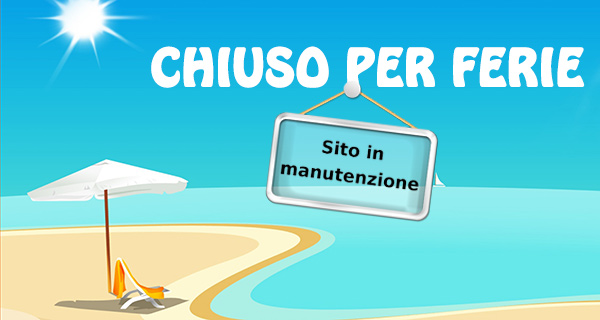 Avviso chiuso per ferie: modalità manutenzione