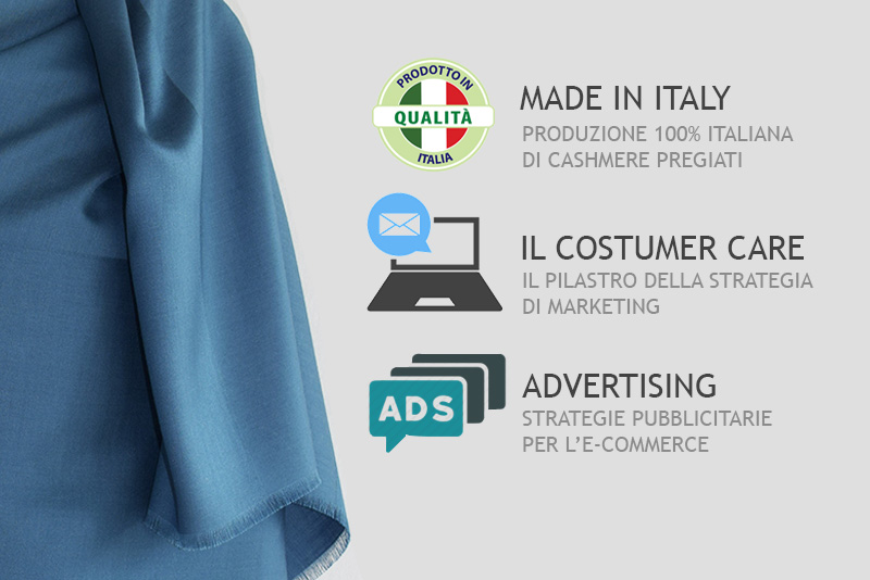 Produzione italiana di cashmere pregiati