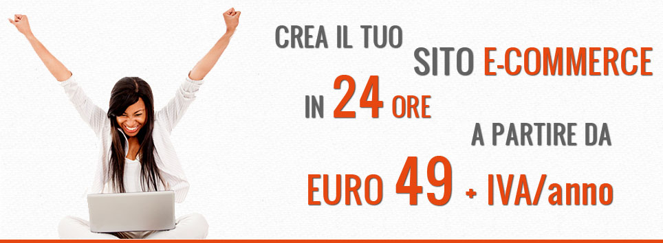 Crea il tuo e-commerce in 24 ore