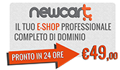 NewCart - Il tuo e-commerce professionale completo di dominio!
